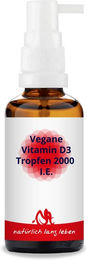 natürlich lang leben Vitamin D3 Tropfen vegan glutenfrei laktosefrei – Bild 1 von 3