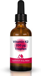 natürlich lang leben Vitamin K2 MK-7 200 µg Flüssig vegan glutenfrei laktosefrei ohne Zusatzstoffe – Bild 1 von 3