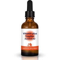 Produktbild von natürlich lang leben Vitamin plus Tropfen glutenfrei laktosefrei und ohne Zusatzstoffe