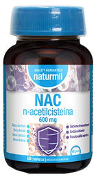 Naturmil NAC Acetylcystein 600 mg Tabletten zuckerfrei glutenfrei laktosefrei 60 Stück – Bild 1 von 1