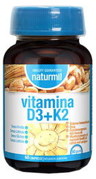 NATURMIL Vitamin D3+K2 Tabletten laktosefrei und glutenfrei 60 Stück – Bild 1 von 1