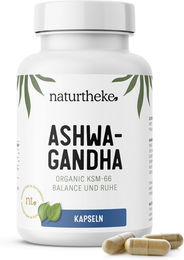 Naturtheke Bio Ashwagandha KSM-66 Kapseln – Bild 1 von 1