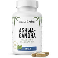 Produktbild von Naturtheke Bio Ashwagandha KSM-66 Kapseln