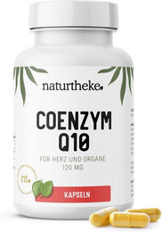 Naturtheke Coenzym Q10 Ubiquinon Kapseln vegan 120 Stück – Bild 1 von 1