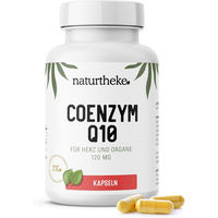 Produktbild von Naturtheke Coenzym Q10 Ubiquinon Kapseln vegan 120 Stück