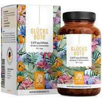 Produktbild von NATURTREU 5-HTP Griffonia Kräuter-Komplex vegane Kapseln 90 Stück