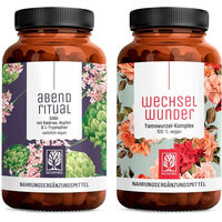 Produktbild von NATURTREU® ABENDRITUAL WECHSELWUNDER Paket mit B-Komplex Kapseln für Frauen, vegan und ohne Zusatzstoffe