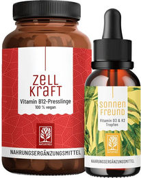 NATURTREU® Alltagskraft Paket Zellkraft und Sonnenfreund mit Flechten vegan und ohne Zusatzstoffe in Kapseln – Bild 1 von 1