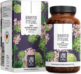 NATURTREU Baldrian GABA Komplex mit Hopfen und L-Tryptophan 90 vegane Kapseln ohne Zusatzstoffe – Bild 1 von 1