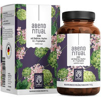 Produktbild von NATURTREU Baldrian GABA Komplex mit Hopfen und L-Tryptophan 90 vegane Kapseln ohne Zusatzstoffe