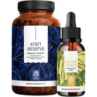 Produktbild von NATURTREU Basispaket Kraftreserve und Sonnenfreund mit Flechten vegan und ohne Zusatzstoffe