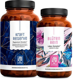 NATURTREU Bestseller-Paket Blütenrein und Kraftreserve Vegan Kapseln ohne Zusatzstoffe – Bild 1 von 1