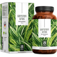 Produktbild von NATURTREU Bio Superfood Grünprodukt Gerstengras vegane Kapseln 180 Stück