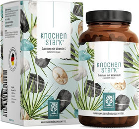 NATURTREU Calcium und Vitamin C mit Calciumcarbonat 800 mg vegane Kapseln 120 Stück – Bild 1 von 1