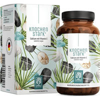 Produktbild von NATURTREU Calcium und Vitamin C mit Calciumcarbonat 800 mg vegane Kapseln 120 Stück