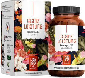 NATURTREU Coenzym Q10 Ubiquinon 200 mg hochdosiert 90 vegane Kapseln glutenfrei und ohne Zusatzstoffe – Bild 1 von 3