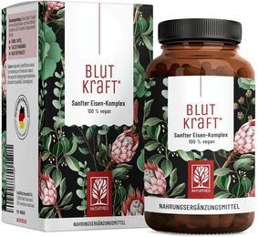 NATURTREU Eisen Komplex mit Bisglycinat und Fenchel, 120 vegane Kapseln, ohne Zusatzstoffe – Bild 1 von 1