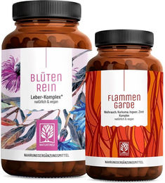 NATURTREU® FLAMMENGARDE BLÜTENREIN Kapseln vegan ohne Zusatzstoffe – Bild 1 von 1