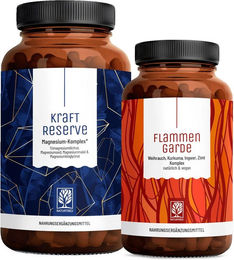 NATURTREU® FLAMMENGARDE KRAFTRESERVE Komplex Vegan Kapseln ohne Zusatzstoffe – Bild 1 von 1