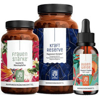 Produktbild von NATURTREU® Frauengesundheit-Paket mit Vitamin-Kombination, vegane Kapseln für Frauen, ohne Zusatzstoffe