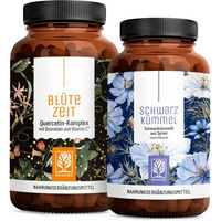 Produktbild von NATURTREU Frühlingsbegleiter Sparpaket mit Kräuter-Komplex und Vitamin-Kombination vegan ohne Zusatzstoffe Kapseln