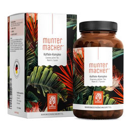 NATURTREU Guarana Kapseln mit Mate, Grünem Tee, Grünem Kaffee und L-Tyrosin vegan ohne Zusatzstoffe 120 Kapseln – Bild 1 von 2
