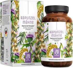 NATURTREU® Haar Komplex mit Aminosäuren und Pflanzenextrakten, Zink, Biotin und Selen, 120 vegane Kapseln – Bild 1 von 1