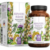 Produktbild von NATURTREU® Haar Komplex mit Aminosäuren und Pflanzenextrakten, Zink, Biotin und Selen, 120 vegane Kapseln