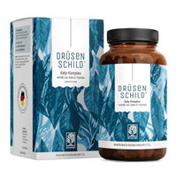 Produktbild von NATURTREU Jod Selen Komplex Kapseln mit 150 µg Jod aus Braunalgen vegan und ohne Zusatzstoffe 180 Kapseln