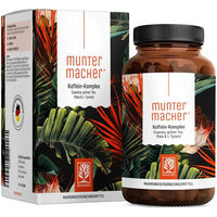 Produktbild von NATURTREU Koffein Komplex mit Guarana, Mate, Grünem Kaffee und B-Vitaminen, 120 vegane Kapseln, ohne Zusatzstoffe