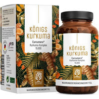 Produktbild von NATURTREU Kurkuma Komplex mit Curcuma und Piperin hochdosiert 60 vegane Kapseln ohne Zusatzstoffe