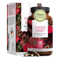 Produktbild von NATURTREU Maca Extrakt Rot 10:1 hochdosierter Kräuter-Komplex mit Salbei vegan glutenfrei Kapseln