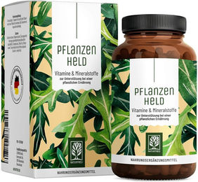 NATURTREU Multivitamin Daily Vitamins Vegan 120 Kapseln mit Vitamin A B Eisen und Zink ohne Zusatzstoffe – Bild 1 von 1