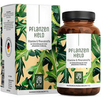 Produktbild von NATURTREU Multivitamin Daily Vitamins Vegan 120 Kapseln mit Vitamin A B Eisen und Zink ohne Zusatzstoffe