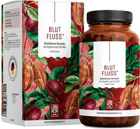 NATURTREU Nattokinase Komplex mit L-Arginin und Citrullin hochdosiert 180 vegane Kapseln – Bild 1 von 1