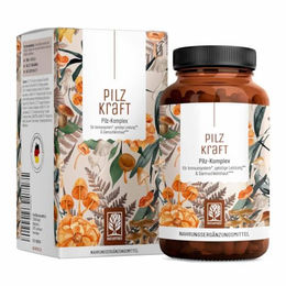 NATURTREU Pilz Komplex hochdosiert mit Hericium Erinaceus und Beta-Glucan 120 Kapseln – Bild 1 von 3