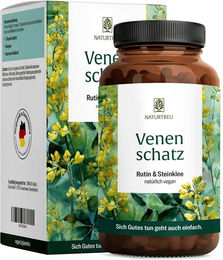 NATURTREU Rutin Steinklee Komplex 500 mg 120 vegane Kapseln ohne Zusatzstoffe – Bild 1 von 1