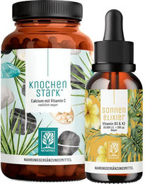 NATURTREU Sparpaket Knochenstark und Sonnenelixier Vegan ohne Zusatzstoffe für Sportler – Bild 1 von 1