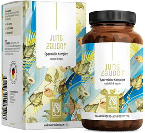 NATURTREU Spermidin hochdosiert mit Bifidobakterien, Vitamin B6 und L-Arginin Kapseln vegan ohne Zusatzstoffe – Bild 1 von 1