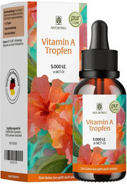 NATURTREU Vitamin A Tropfen hochdosiert vegan ohne Zusatzstoffe 50 ml – Bild 1 von 1