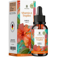 Produktbild von NATURTREU Vitamin A Tropfen hochdosiert vegan ohne Zusatzstoffe 50 ml