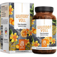Produktbild von NATURTREU Vitamin C Zink Komplex mit Zink Bisglycinat hochdosiert vegane Kapseln 90 Stück