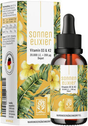 NATURTREU Vitamin D3 K2 Tropfen vegan mit Flechten ohne Zusatzstoffe 30 ml – Bild 1 von 1