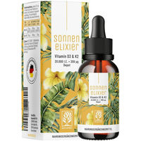 Produktbild von NATURTREU Vitamin D3 K2 Tropfen vegan mit Flechten ohne Zusatzstoffe 30 ml
