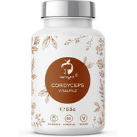 Produktbild von Naturvit Cordyceps Vitalpilz Kapseln vegan glutenfrei laktosefrei zuckerfrei ohne Zusatzstoffe 60 Stück