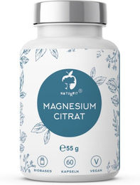 Naturvit Magnesiumcitrat Kapseln vegan glutenfrei laktosefrei zuckerfrei ohne Zusatzstoffe – Bild 1 von 1