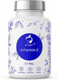 Naturvit Vitamin E Kapseln vegan glutenfrei laktosefrei zuckerfrei ohne Zusatzstoffe – Bild 1 von 1