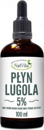 Natvita Lugols Jod 5% Kaliumjodid flüssig 100 ml – Bild 1 von 1
