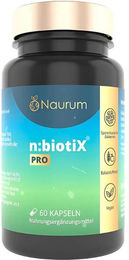 Naurum n:biotiX Pro Bakterienkulturen mit Ballaststoffen und Zink Kapseln vegan laktosefrei glutenfrei 60 Stück – Bild 1 von 1