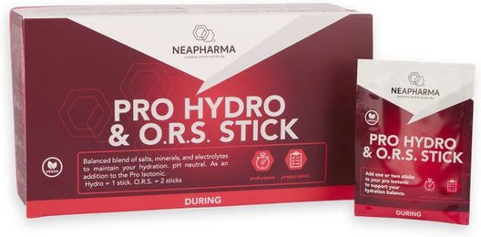 Neapharma Hydro & O.R.S. Elektrolyte und Mineralien Sticks neutral – Bild 1 von 3
